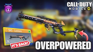 Legendary SKS Luminary is overpowered in codm 🔥 | Best SKS gunsmith cod mobile | Grid hopper sales