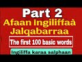 Kutaa 2ffaa Barnoota Afaan Oromoo Fi English Furtuu1