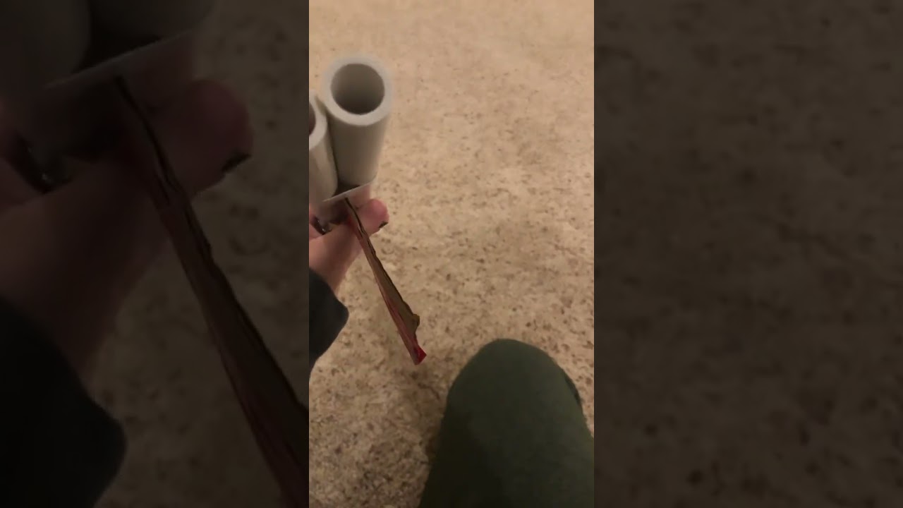 Double barrel pipe gun multiple shot 