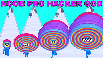 NOOB VS PRO VS HACKER VS GOD in Layer Man