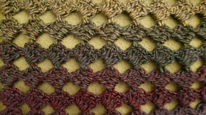 Master the Open Diamonds Stitch with this Crochet Tutorial!