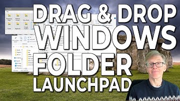 Super Easy! Program a Drag & Drop Folder Launchpad in Windows (C# Programming Tutorial)