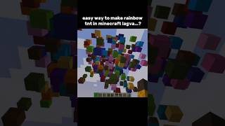 easy way to make rainbow TNT