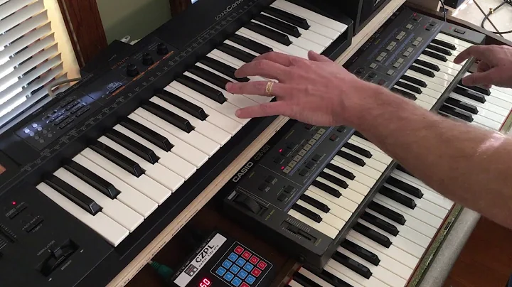 Casio CZ Patch Library Keyboard Split with Arpeggiator