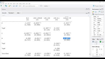 9i Reg Diagnostic in R – Heteroscedasticity; stargazer for thesis journal model comparisons estimate