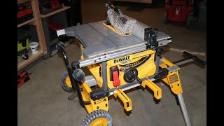 Dewalt DW7440RS Heavy Duty Rolling Table Saw Stand with Quick Connect Stand Brackets Assembly