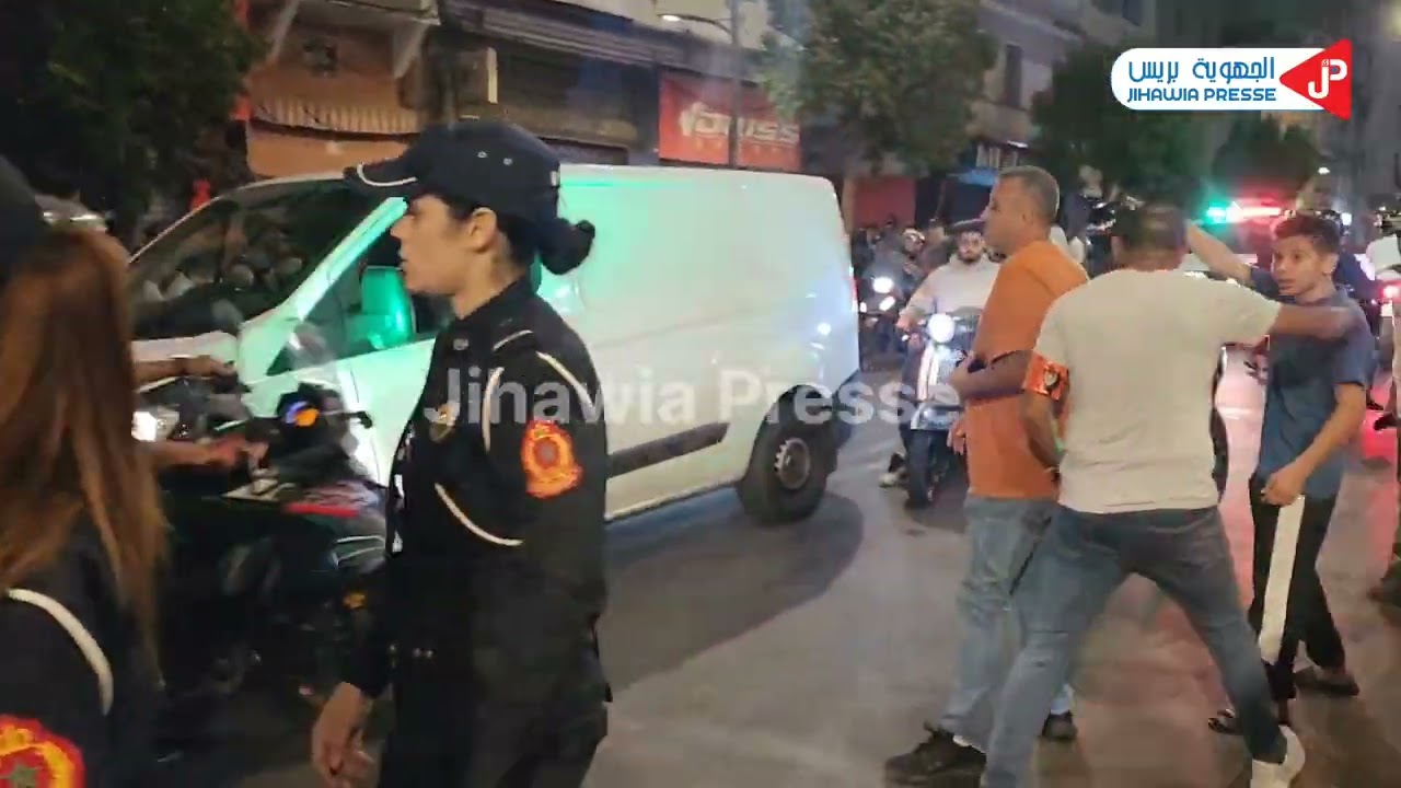 مطاردات امنية ليلية .. لحظة فض وقفة غير مرخصة لجيل Z بالبيضاء