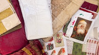 ETSY UPDATE | Christmas fabric scrap packs, digitals and old linens ETSY UPDATE | Christmas fabric scrap packs, digitals and old linens