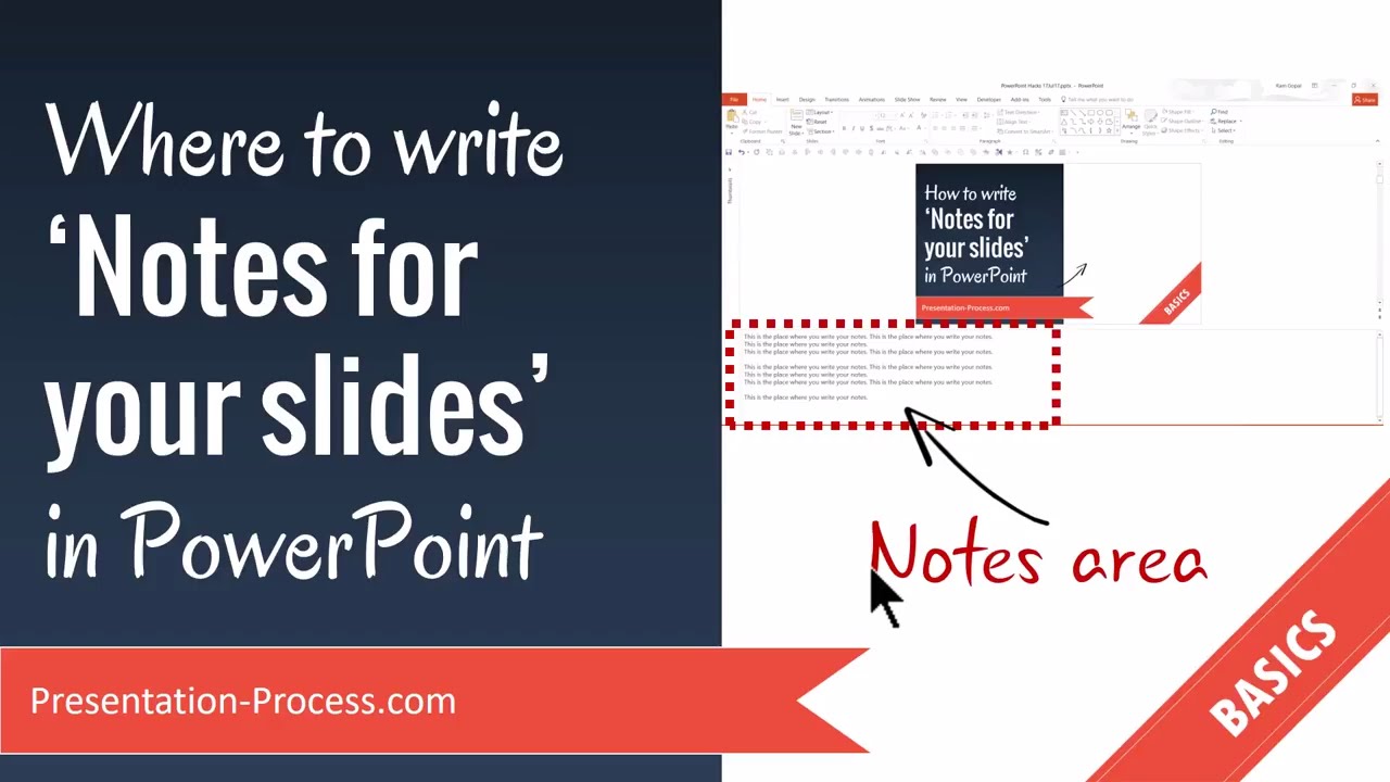 how to show notes on a powerpoint presentation