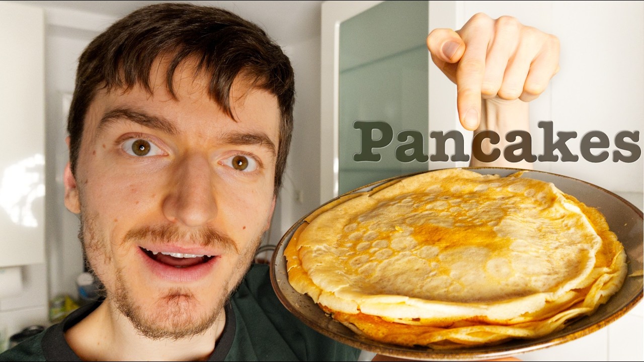 Golden Pancakes - Super thin Crepes but BETTER