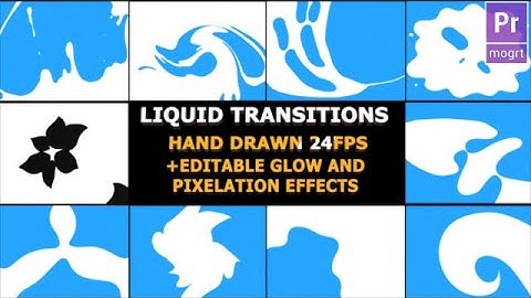 Liquid Motion Transitions Motion Graphics Templates