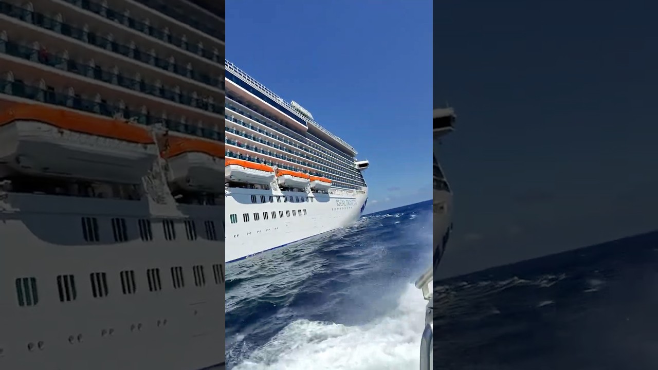 Regal Princess outbound for sea. #harborpilot #cruise #cruiseship #ship