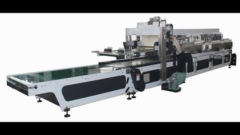 Automatic Partition Assembler with auto Collector Inline/corrugated cardboard partition assembler