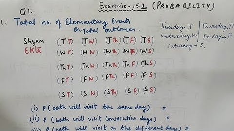 Ex-15.2 (Q.1) Chapter -15 Probability | NCERT Maths Class-10th | Cbsc