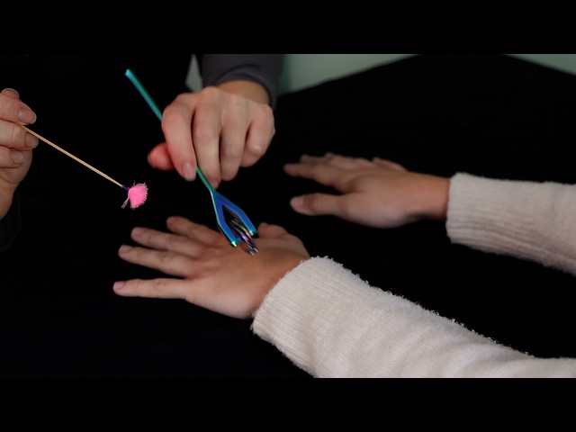 ASMR | Detailed Hand Exam with Sensory Testing & Skin Check