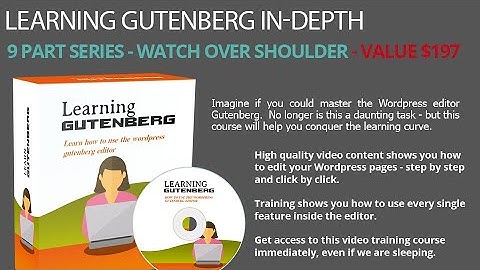 How to use the wordpress Gutenberg editor video no-1