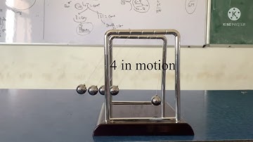 Practical demonstration on elastic collision of identical balls - part 4