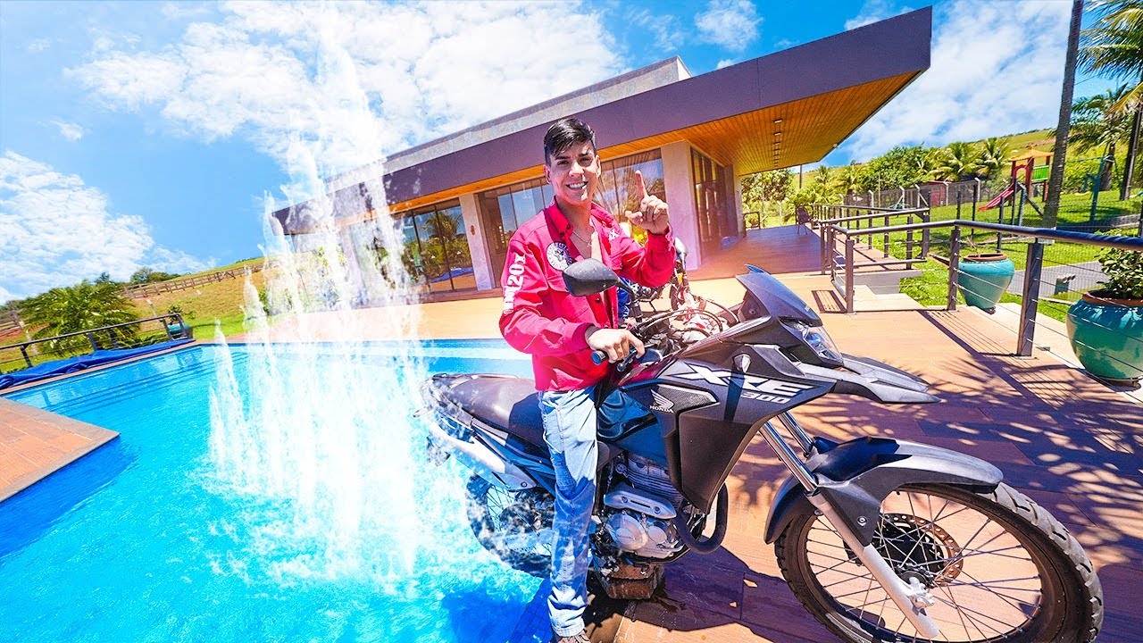 QUASE SOFRI UM ACIDENTE - FUI PARA FAZENDA BLACKSTONE DE MOTO NOVA