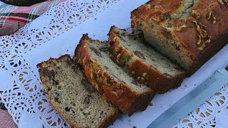 Banana bread كيك الموز والجوز