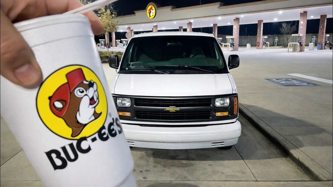 Living in a 2001 Chevy Express Back to Buc-ee's  | s2e10