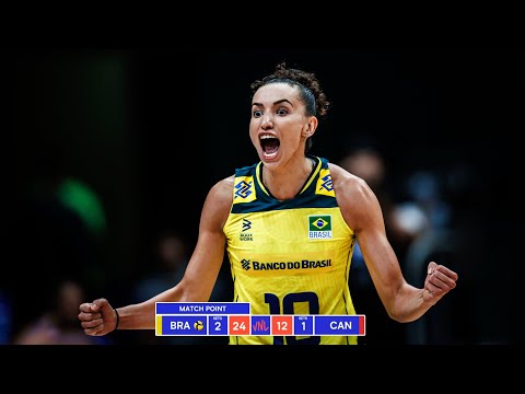 Видео: Gabi & Ana Cristina Dominated Against Canada in Women's VNL 2024 !!!