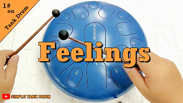 Feelings - Simple Tank Drum Cover with Tabs