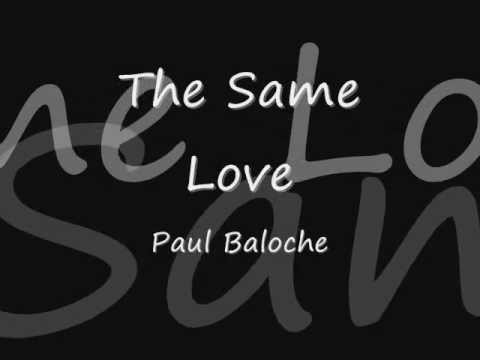 Paul Baloche The Same Love Lyrics