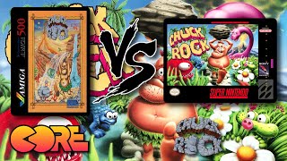 Chuck Rock - Amiga 500 vs Super Nintendo ᴴᴰ Comparison