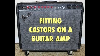 Ing Castors On A Guitar Amp You