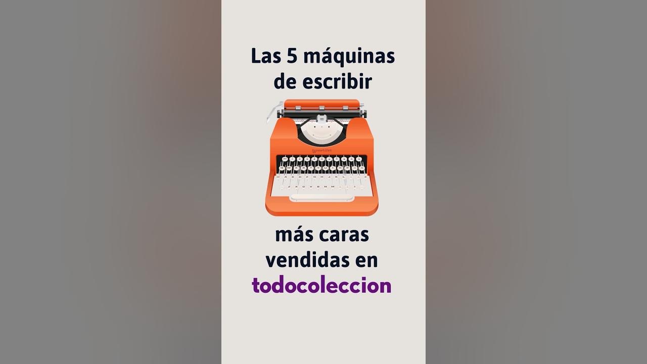 Cuáles son las mejores máquinas de escribir de la historia? - El Blog de  CaixaBank