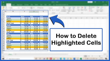 How To Delete Highlighted Cells In Excel (Ways To Delete Highlighted Cells In Excel Instantly)