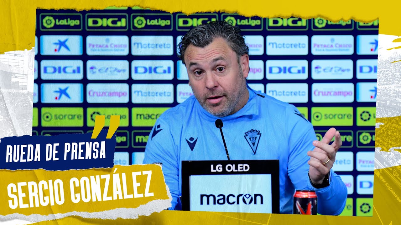 Rueda de prensa de Sergio en la previa del Athletic - Cádiz CF | Cádiz ...