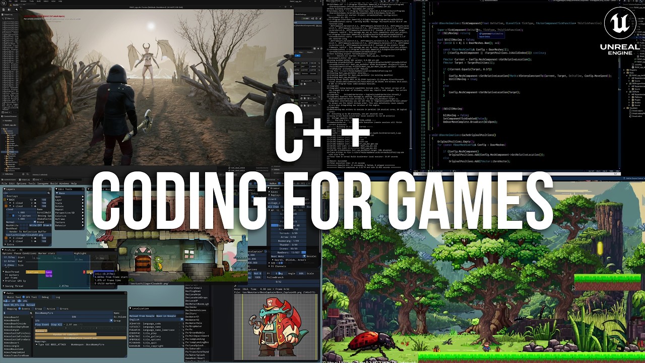 C++ Coding for Games Course Trailer| Learn C++ By Building Real Games ...