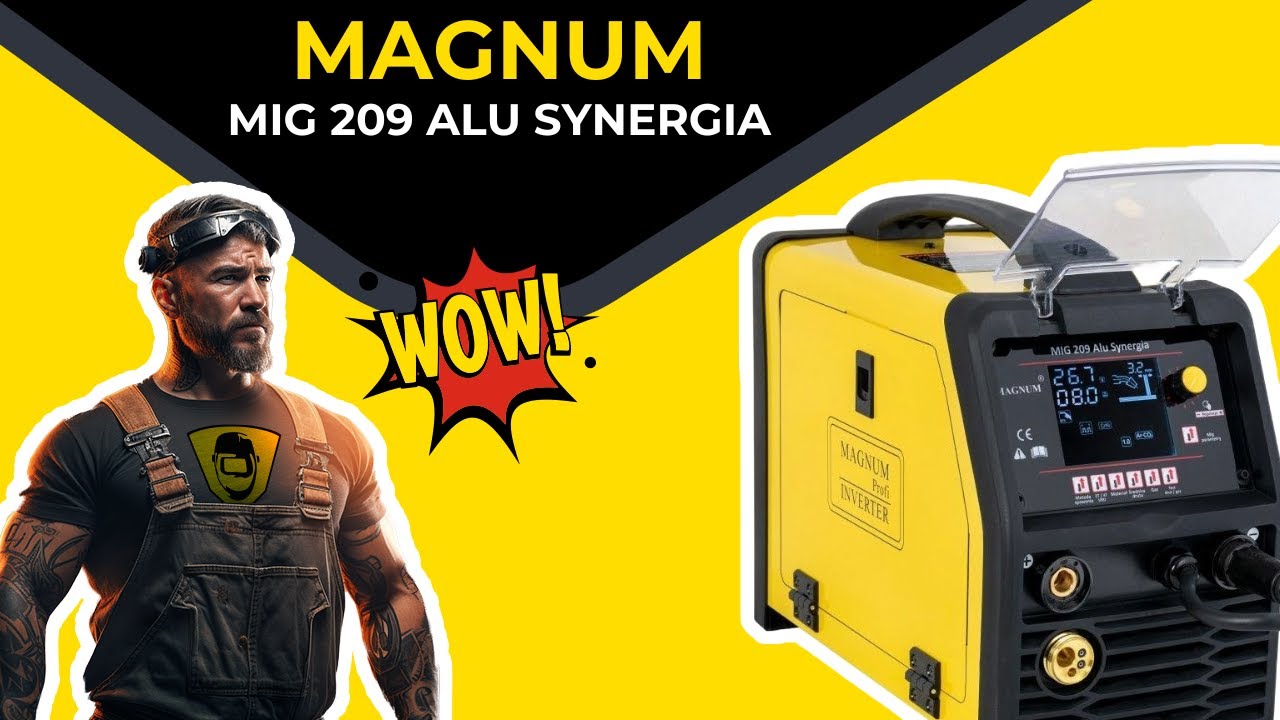 Spawarka Magnum MIG 209 Alu Synergia - zestaw