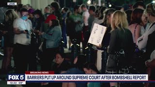 Celebrity Barriers put up around Supreme Court after bombshell report | FOX 5 DC Profile