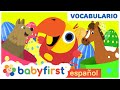 Primeras Palabras para Bebes en Español | Huevos Surpresas con Larry el Loro | Baby First Español