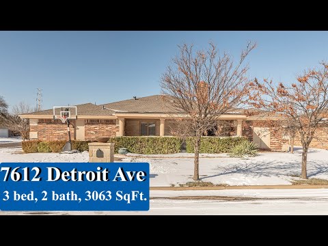 7612 Detroit Ave, Lubbock, TX home video tour