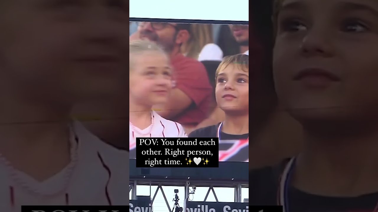 Cute Kids Kiss Cam