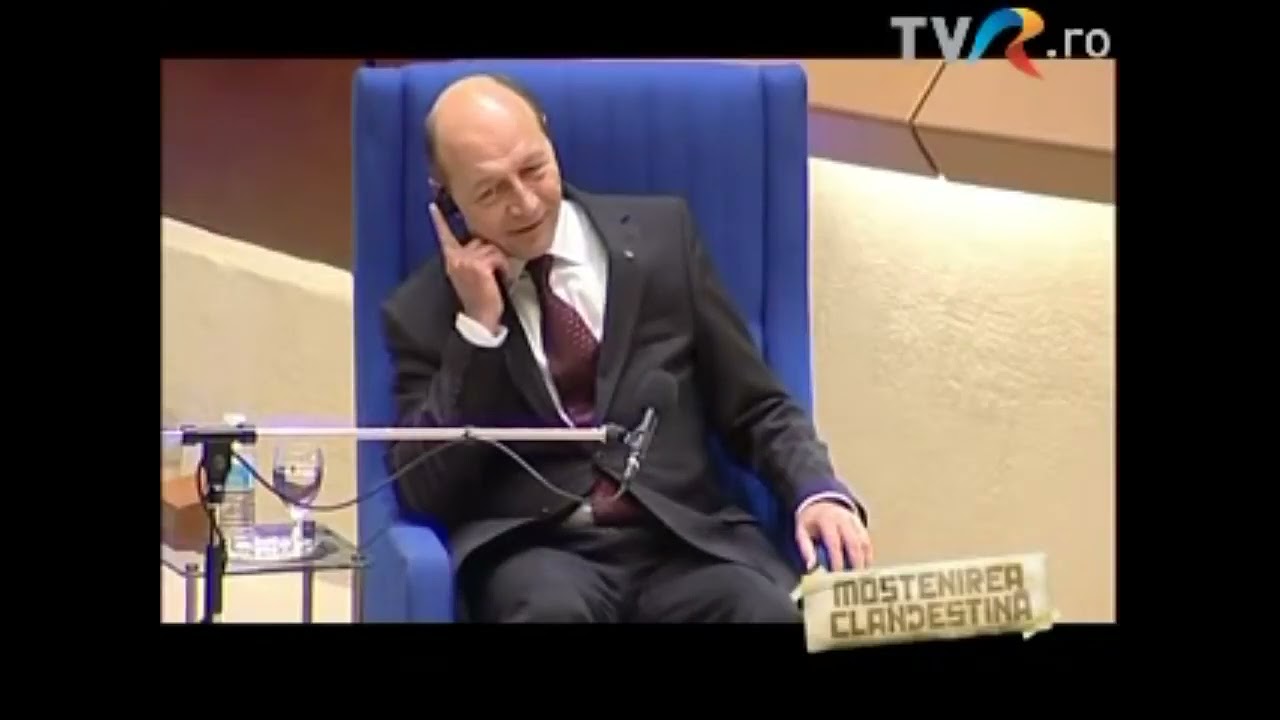 President of Romania Traian Basescu Answering Russian Parlimentarian