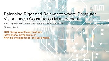 GNI Kick-Off Symposium - Speaker Mani Golparvar-Fard