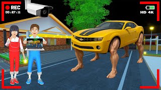 Download Lagu Yuta Mio Panik CCTV di Rumah Merekam ANOMALI MOBIL BUMBLEBEE 😱 SAKURA School Simulator MP3