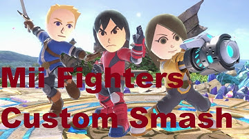 Super Smash Bros Ultimate: Mii Fighters and Custom Smash