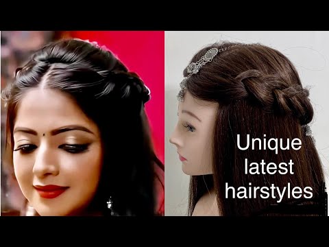 Видео: 4 Easy Quick Hairstyles | Maang Tika Hairstyles for Festive Season | Hairstyle Girl