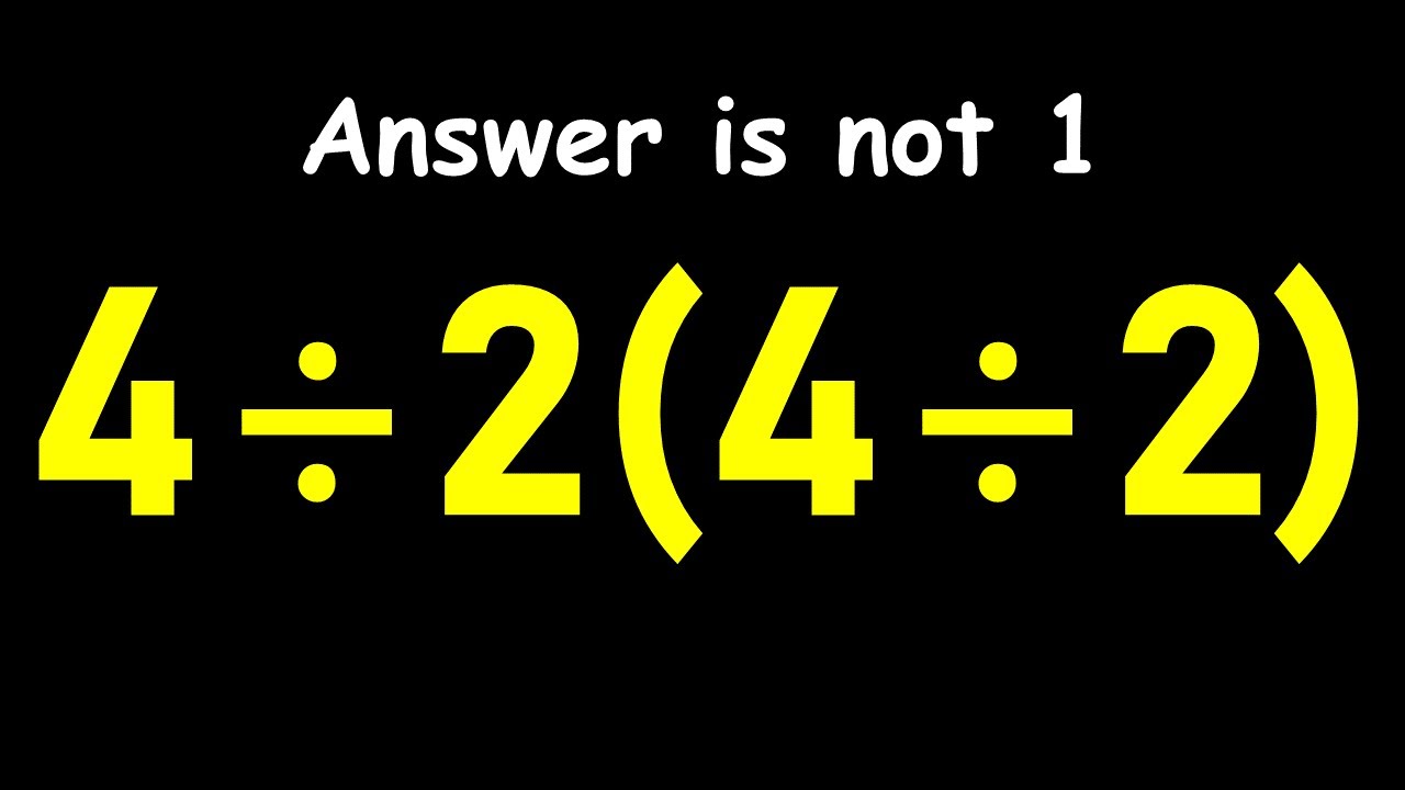 Most People Get This Order of Operations Wrong!