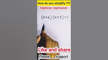 🤔How to simplify algebraic expressions??? Algebraic Expressions/Short Tricks #shorts #shortsfeed