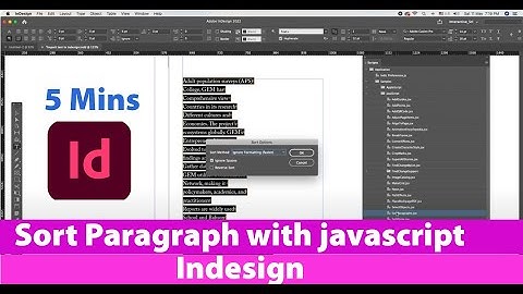 Automate paragraph sorting in InDesign with JavaScript #tricks #indesigntutorial #photoshop
