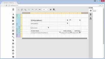 Reporting: ASP.NET MVC End-User Designer