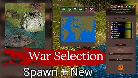 War Selection, Tutorial: Map Editor 2022