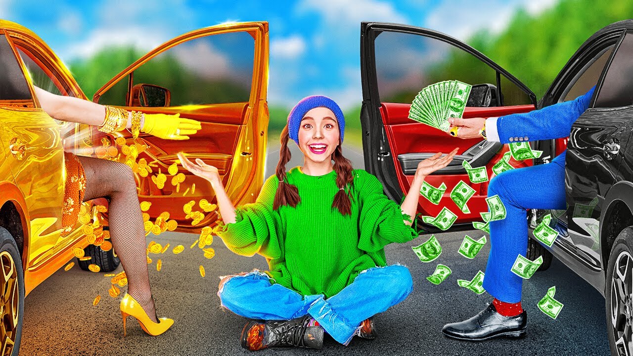 I GOT ADOPTED BY BILLIONAIRE FAMILY || Rich VS Poor! Funny Relatable Situations by 123 GO! - YouTube