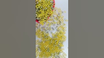 Golden Silver Satisfying Beads ASMR #satisfying #oddlysatisfying #beads #relaxing #asmr